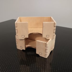 Laser Cut Business card holder - Customizable